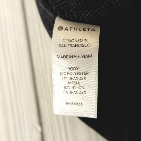 Athleta Delancey Herringbone Tight in Navy Size XS - Picture 6 of 11